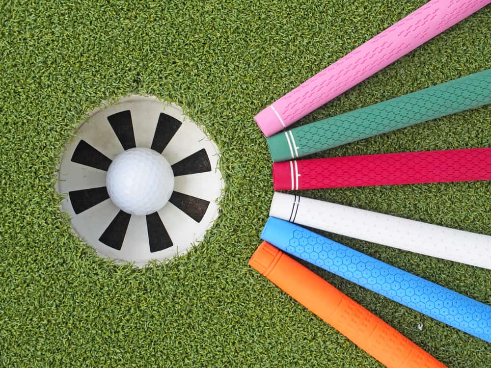 colorful golf grips