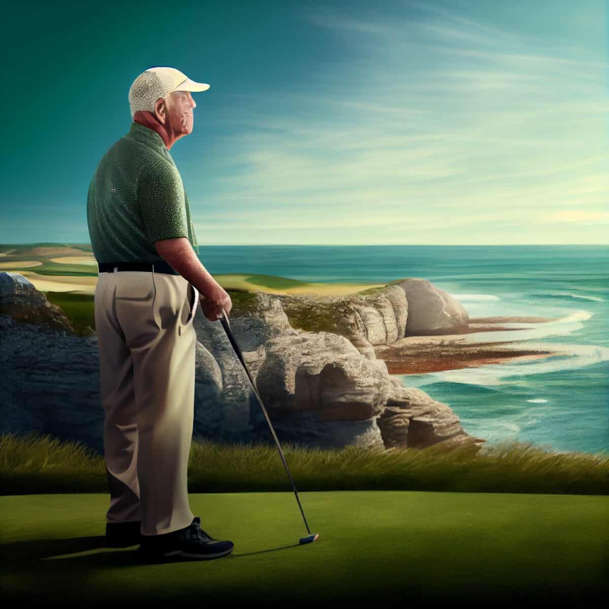 open stance golf swing