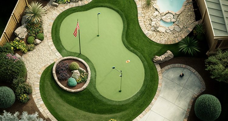 backyard putting green