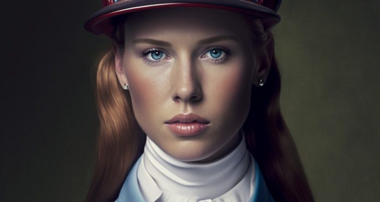 female golfer