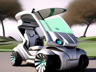 golf cart single seat futuristic