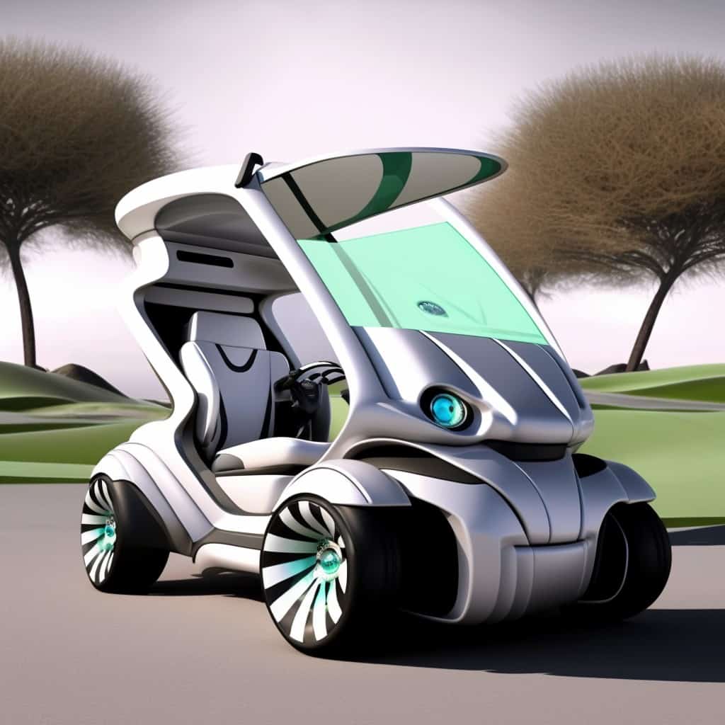 golf cart single seat futuristic